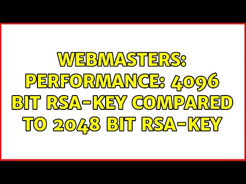 Webmasters: Performance: 4096 Bit RSA-Key compared to 2048 bit RSA-Key (2 Solutions!!)