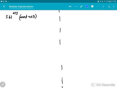 Modular Exponentiation