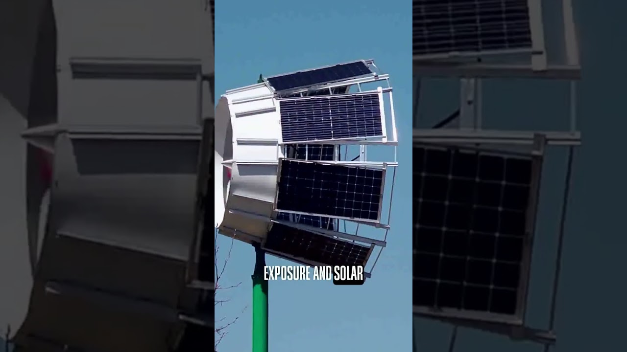 Dual Solar & Wind Energy Device 🌬️☀️