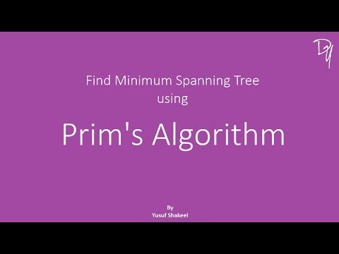 Prim's Algorithm - step by step guide