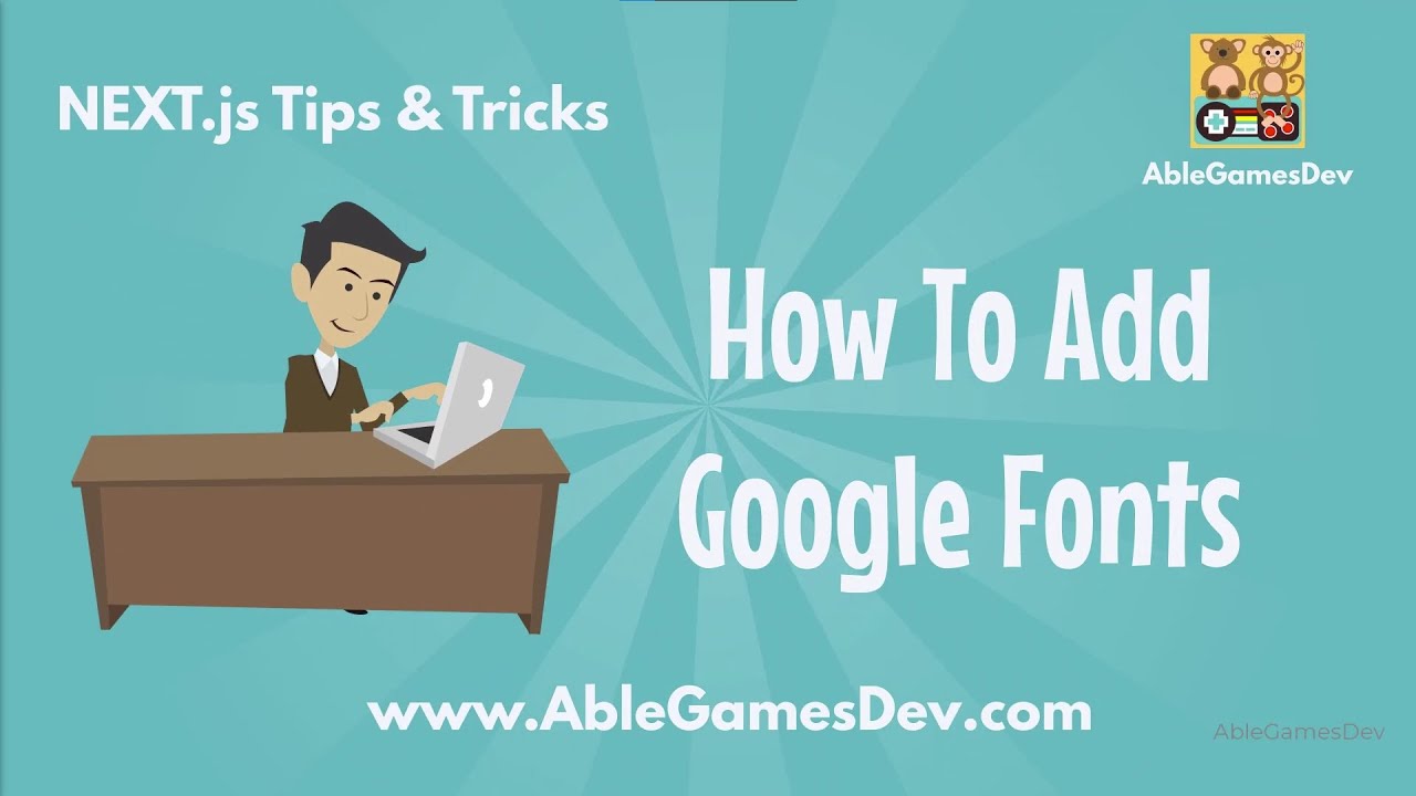 Add Google Fonts to Next.js Webapp 🌐