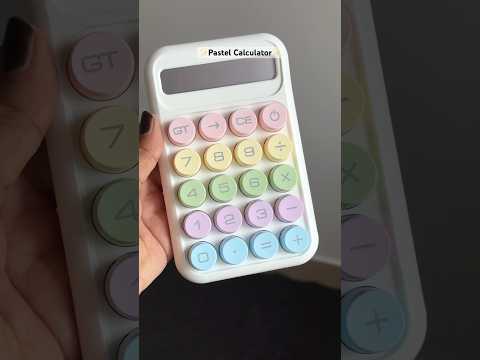 Pastel Gummy Calculators 🎀✨ #trending #trendingshorts #stationery #stationary #kawaii #calculator