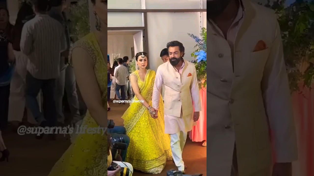 Bobby Deol's Stunning Wife Tanya at Karan Deol's Wedding 💍