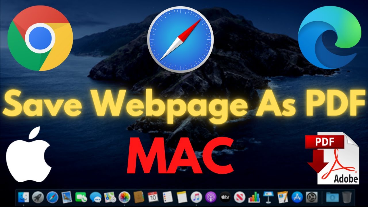 How to Save a Webpage As a PDF on Mac