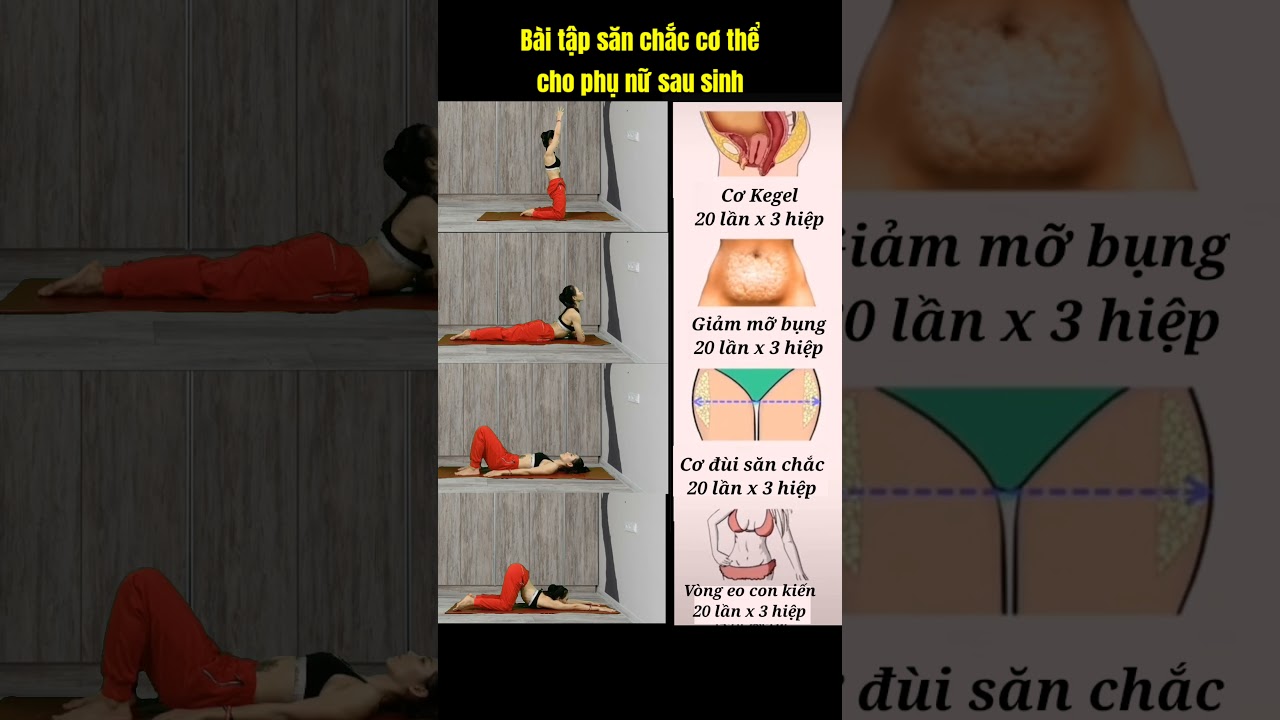 Bài Tập Săn Chắc Cơ Thể Sau Sinh | Ngọc Anh Yoga Giảm Cân 🤸‍♀️