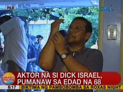 UB: Aktor na si Dick Israel, pumanaw na sa edad na 68