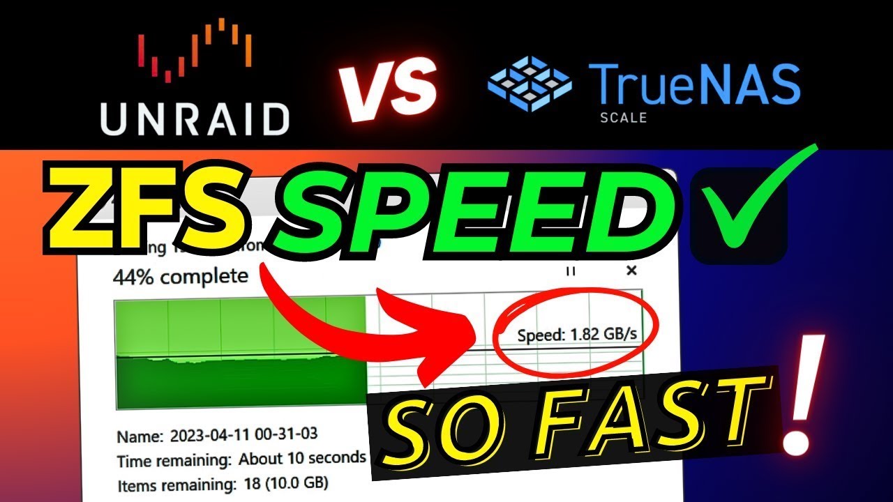 UNRAID vs. TrueNAS: 40Gbit ZFS Performance Battle