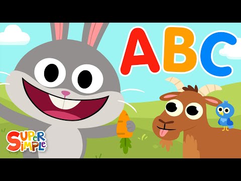 ABC Hop! 🐰 | | Kids Alphabet Song for Spring | Super Simple ABCs