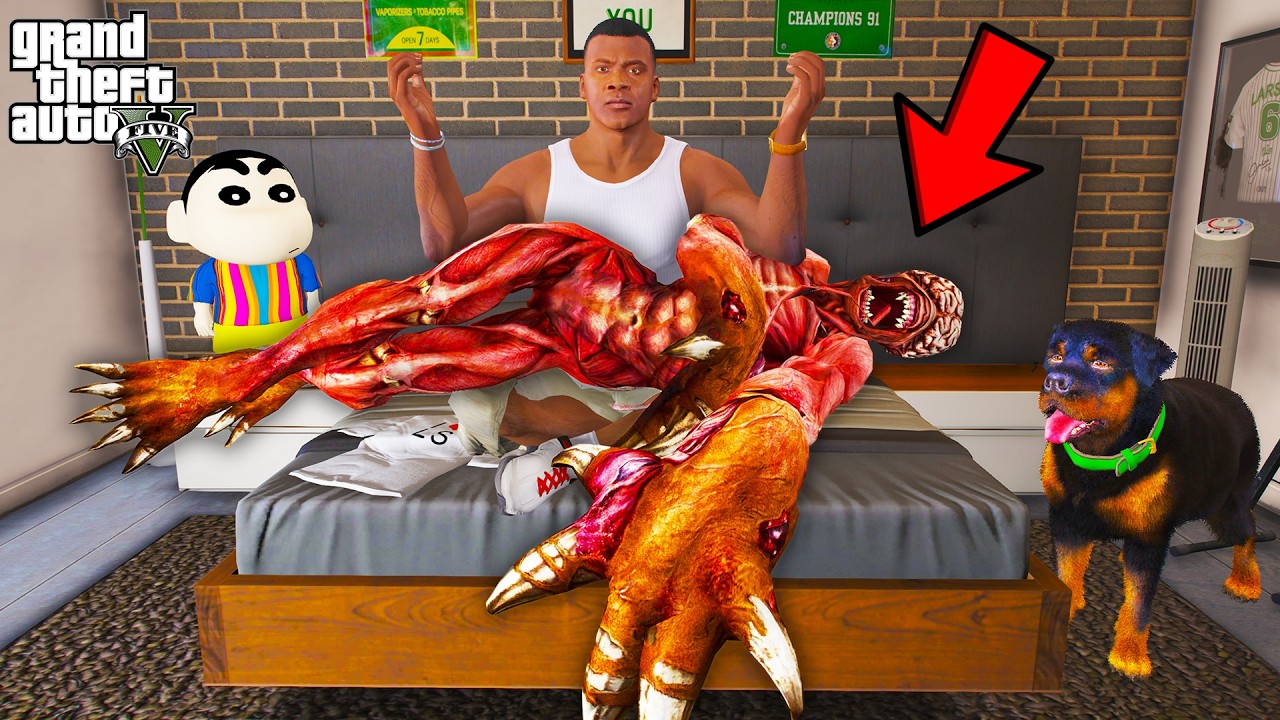 Franklin Encounters Ghost in GTA 5 🕵️♂️