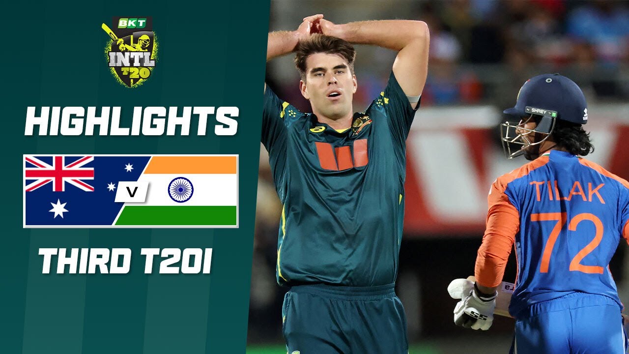 Australia vs India 2025-26 | Thrilling Third T20I Highlights in Hobart 🏏