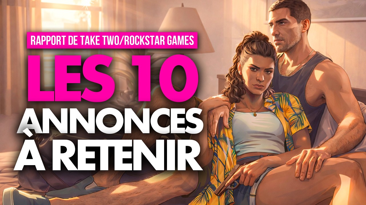 GTA 6, GTA Online, Red Dead 2...Les 10 ANNONCES à retenir du rapport de ROCKSTAR GAMES et Take Two 💥