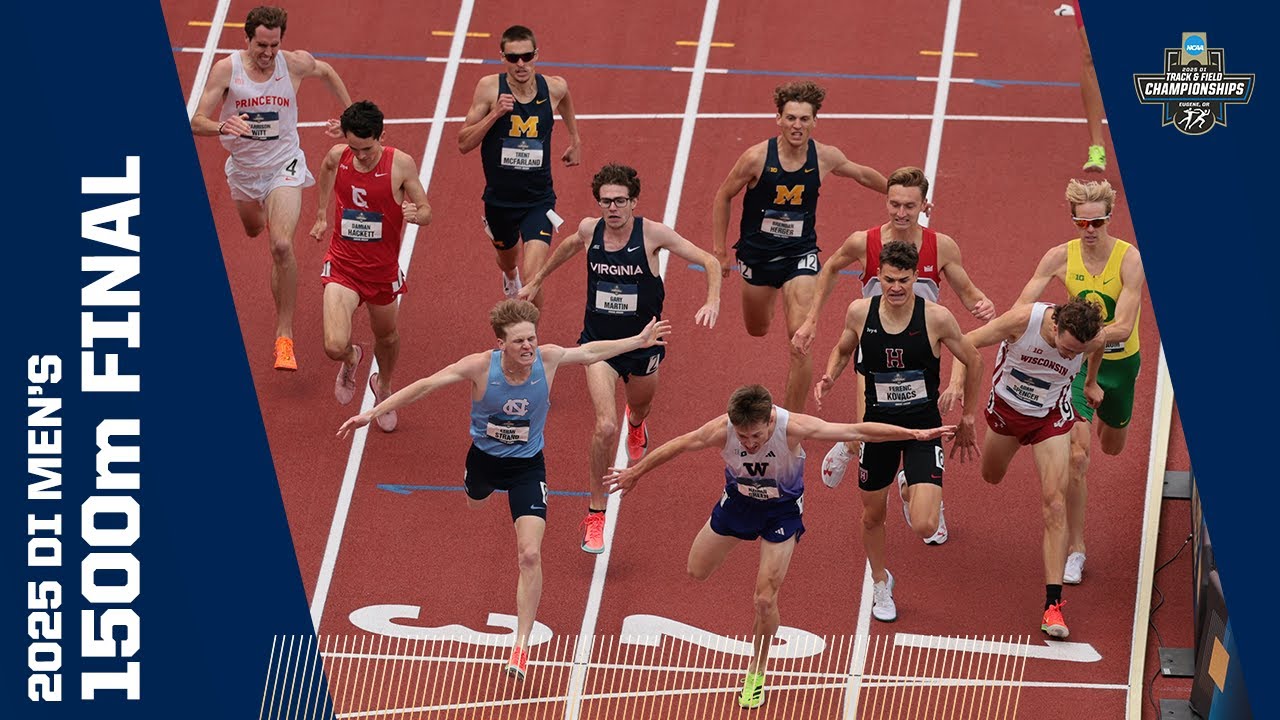 Men's 1500m Final at 2025 NCAA Championships 🏃‍♂️