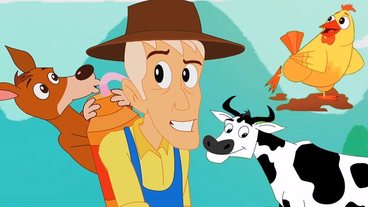 Old MacDonald Tinha uma Fazenda 🐮 | Canções Infantís