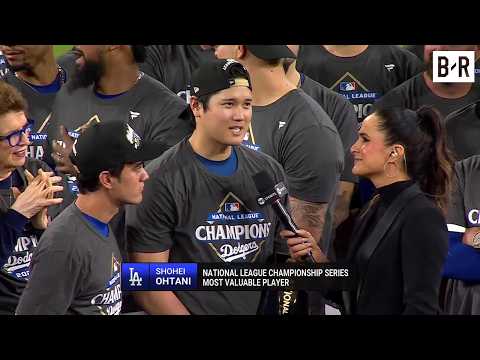 Los Angeles Dodgers NLCS Trophy Presentation 🏆 2025 MLB Postseason