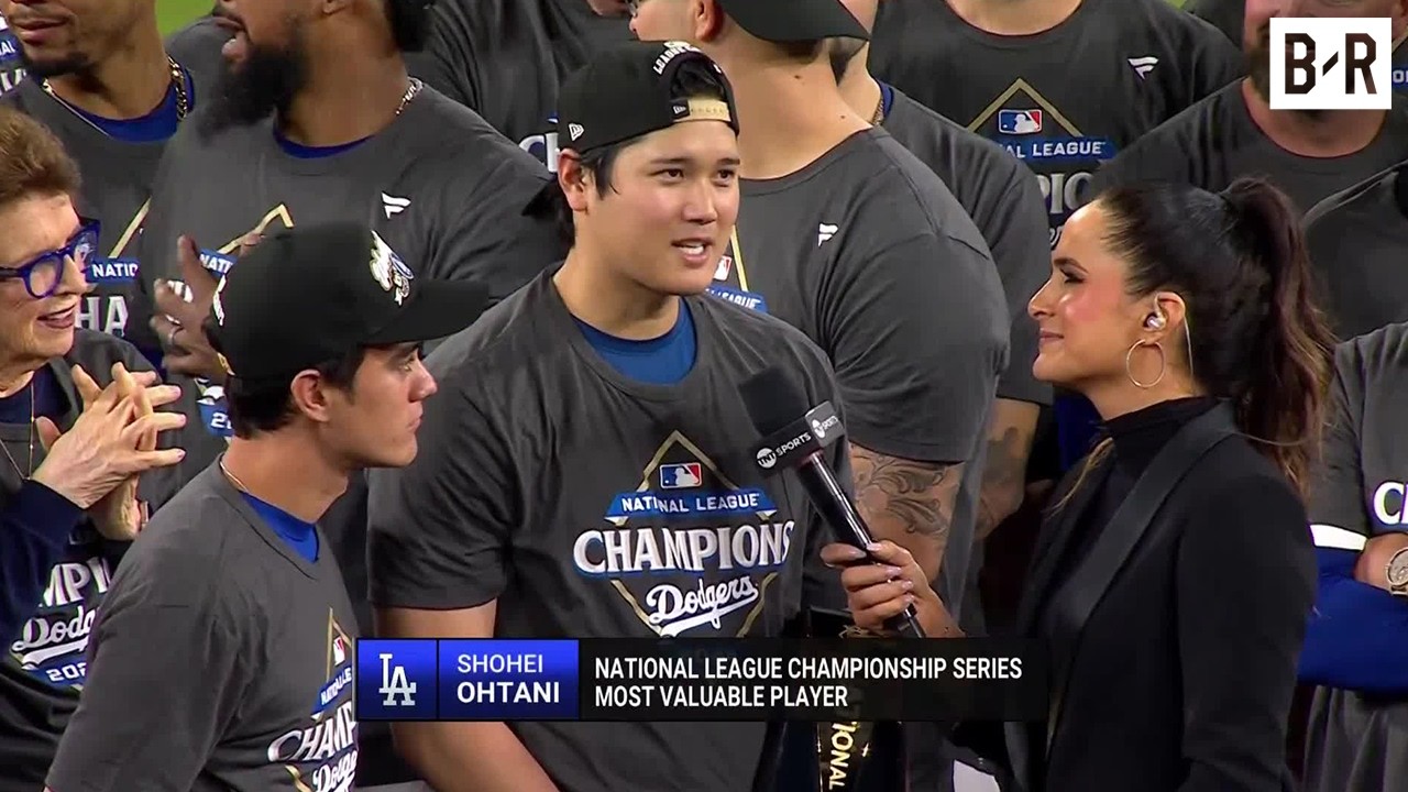 Los Angeles Dodgers Celebrate 2025 NLCS Victory & Shohei Ohtani's MVP 🏆