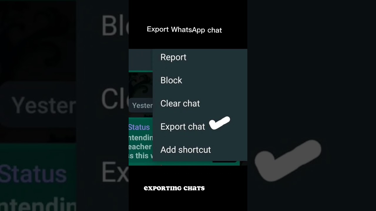 Exporting WhatsApp Chats: A Step-by-Step Guide
