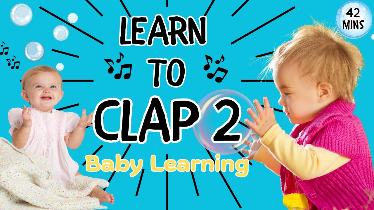 "Clap Along Marathon 2" Encouraging Your Baby To Clap! Baby Learning Videos | Baby Songs, Miss Katie