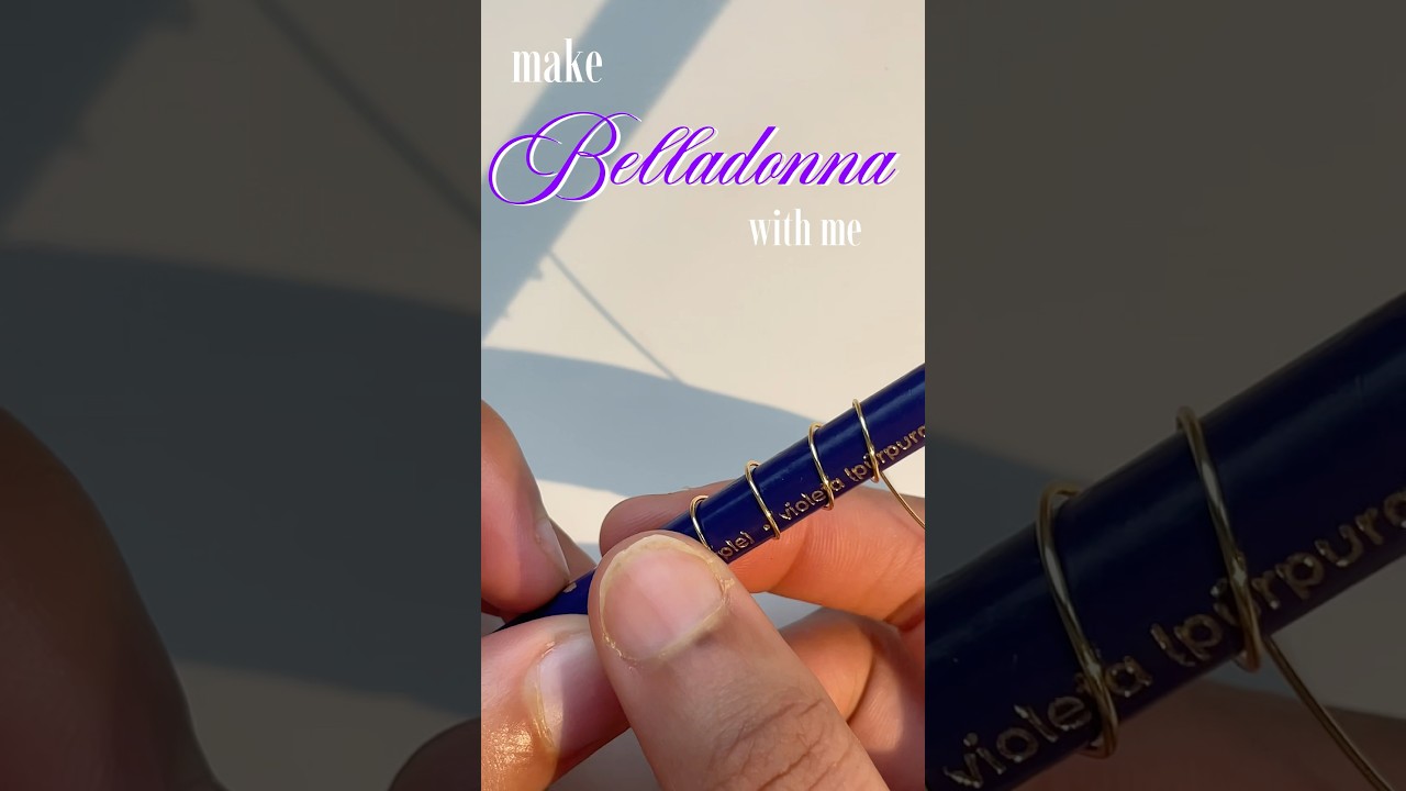 Make Belladonna with Me 🌿 #diy #spring #belladonna