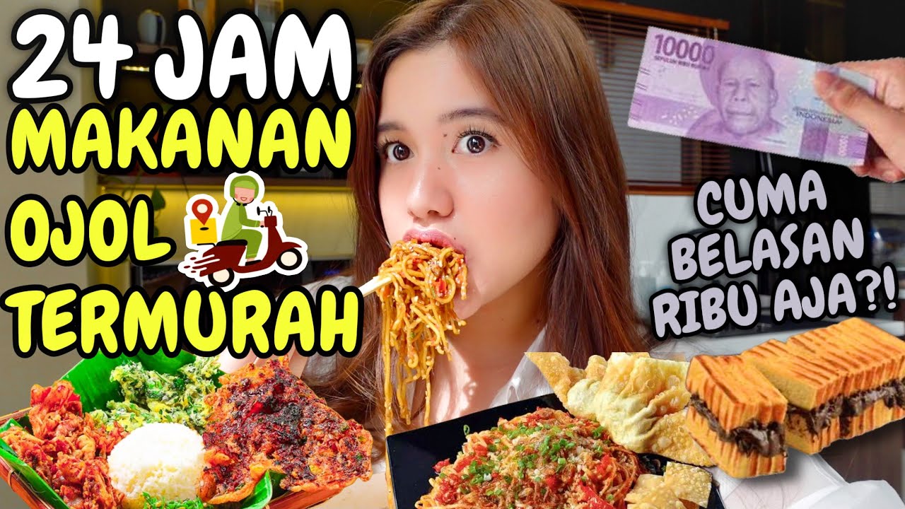 24 JAM PESEN MAKANAN TERMURAH DI OJOL!! BUDGET BELASAN RIBU?