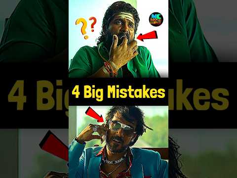 4 Big Mistakes In PUSHPA 2 Movie! #shorts