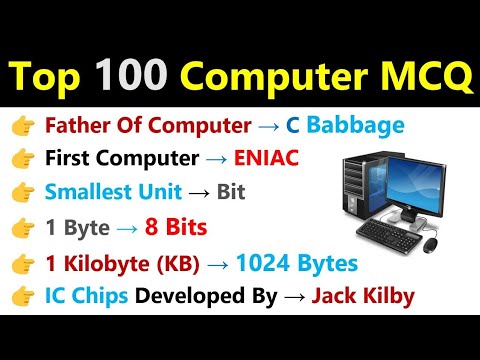 Top 100 Computer GK MCQs for Exams 📚