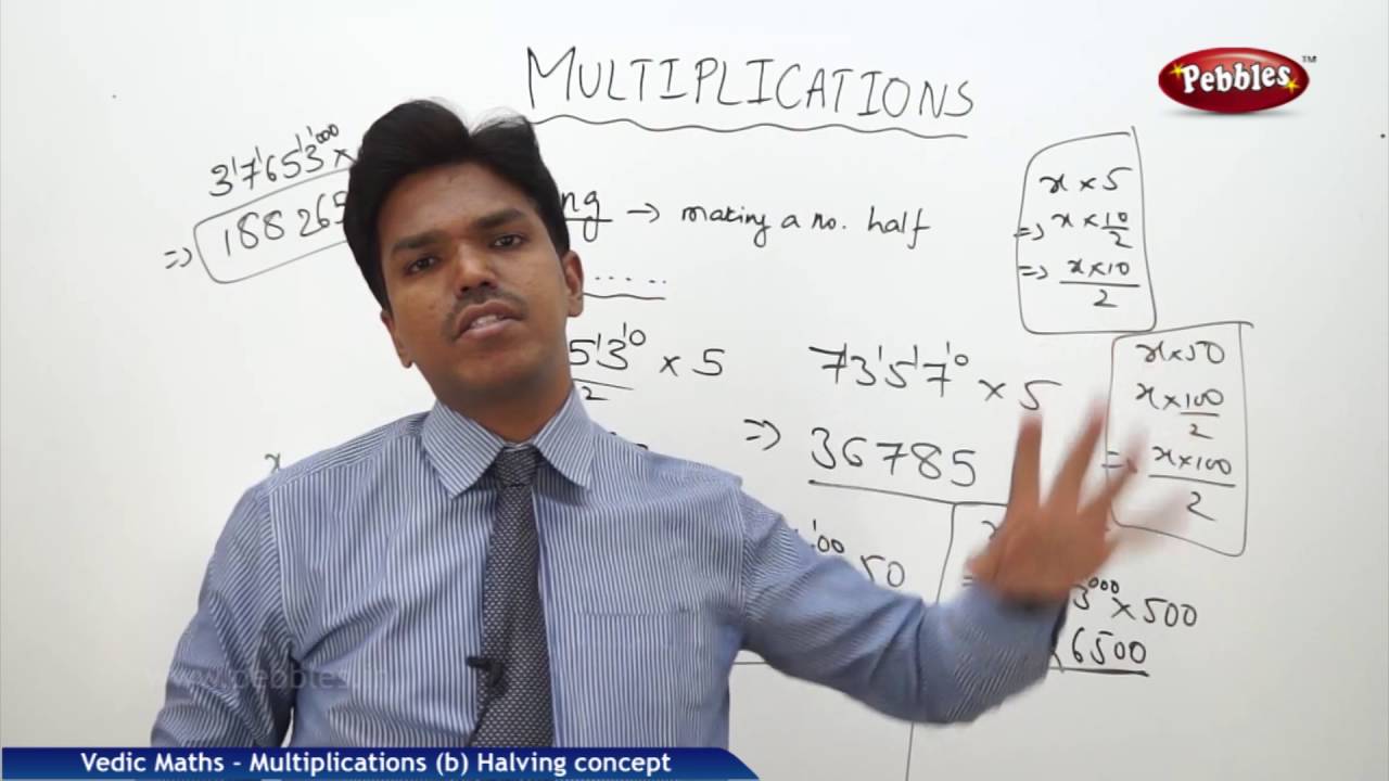 Vedic Mathematics: Multiplication Techniques and the Halving Concept