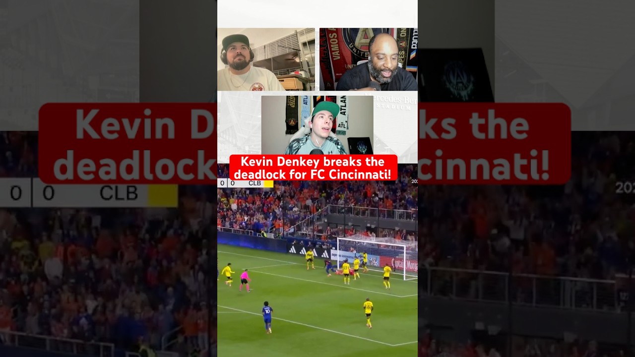 Kevin Denkey Nets Winning Goal at 78’ for FC Cincinnati in Match 1 ⚽