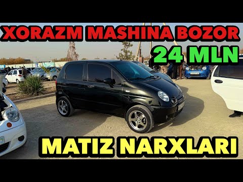 OLDINDAN 1 SO'M PULSIZ MATIZ🔥ХОРАЗМ МАШИНА БОЗОРИ МАТИЗ НАРХЛАРИ 2025-ЙИЛ