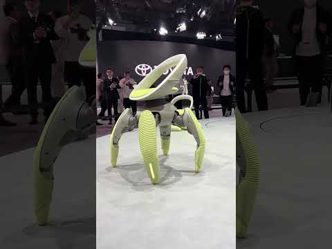 Toyota made this robotic chair called the “Walk Me” that can help people get around