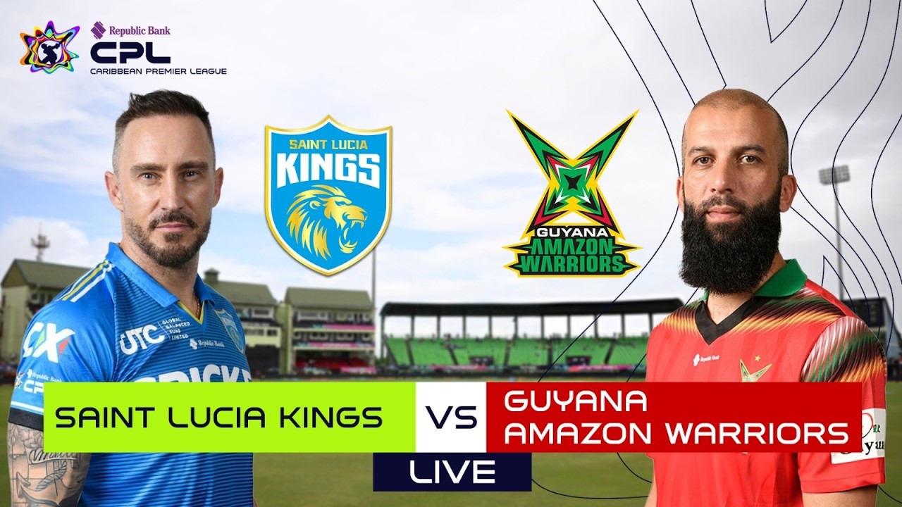 CPL 2024 Final: Saint Lucia Kings vs Guyana Warriors 🔥