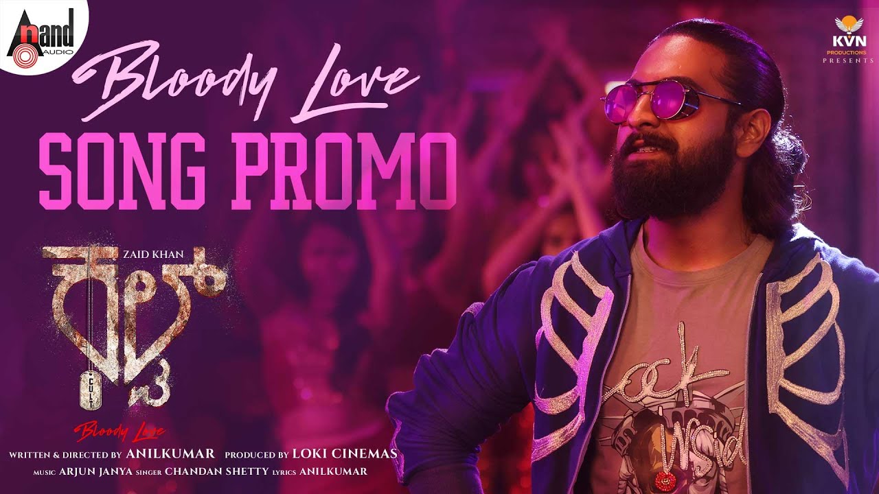 Bloody Love Song Promo 4K | Cult | Zaid Khan & Rachitha Ram
