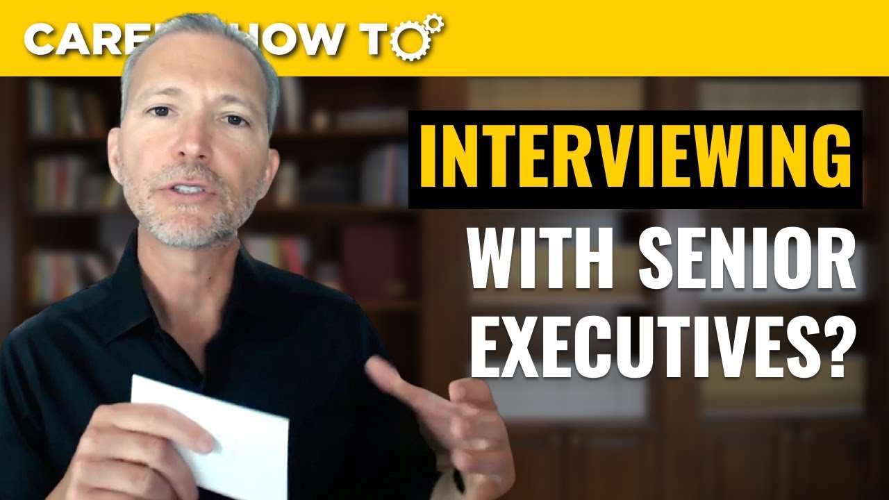 Interview Tips for Jobseekers with Senior Execs 🎯