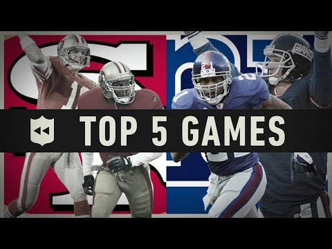 Top 5 Giants vs. 49ers Games in NFL History! | NFL Vault Stories