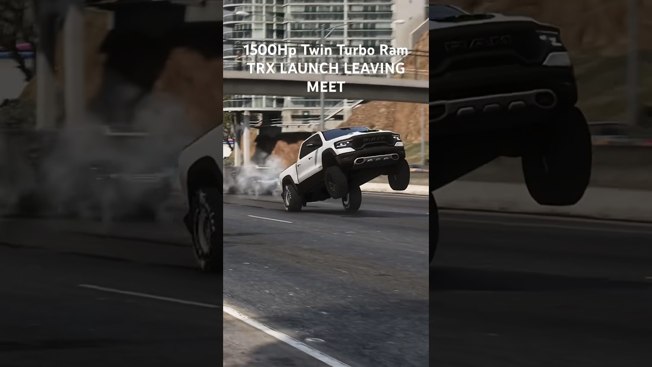 Ram TRX 1500HP Wheelie After Meet! 🚗
