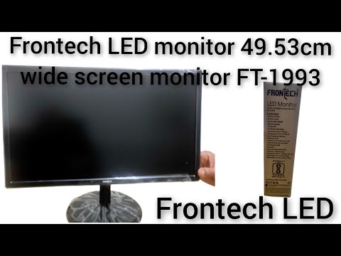 Frontech LED monitor 49.53cm wide screen monitor FT-1993