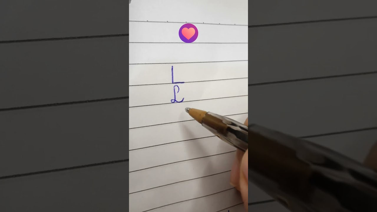 3 Maneiras de Escrever a Letra L ✍️