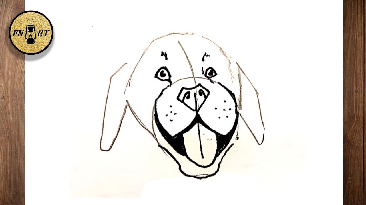 Step-by-Step Guide to Drawing a Dog's Nose and Mouth Easily