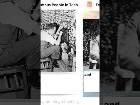 Famous People in tech Alan Turing