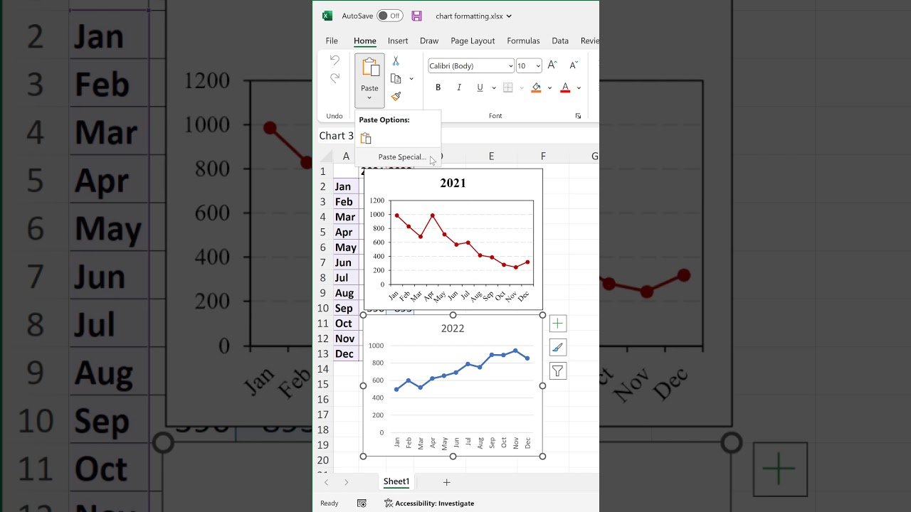 Quick Tip: Copy Chart Formatting in Excel Easily 📊