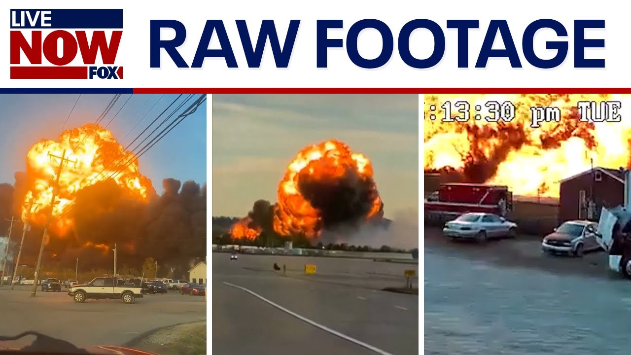 Tragic Louisville UPS Cargo Plane Crash Caught on Camera 🚨