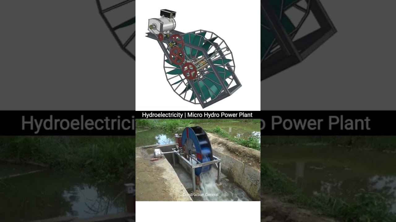 DIY Micro Hydro Power Plant: How to Harness Stream Energy for Electricity #renewableenergy