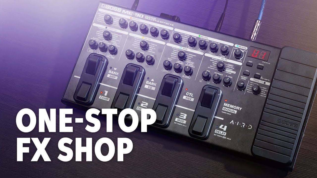 BOSS ME-90: The Most Advanced Multi-effects Pedal 🎸