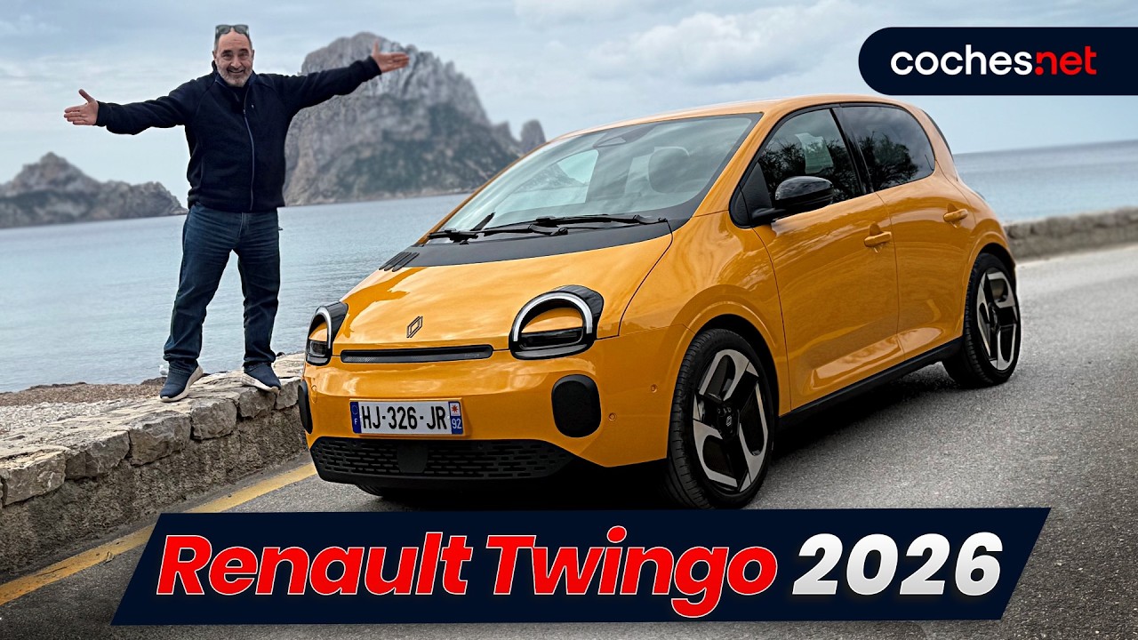 Renault Twingo E-Tech 2026 100% eléctrico | Primera prueba / Test / Review en español | coches.net