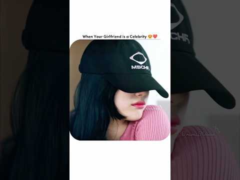 When your Girlfriend is a Celebrity 😍 || kdrama 🎭 Doona #kdrama #shorts