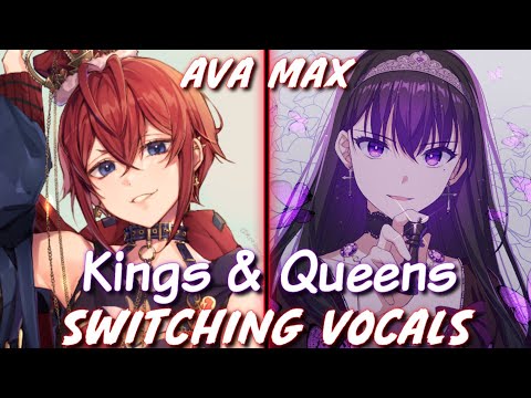 Nightcore - Kings & Queens (Switching Vocals) - (Lyrics)