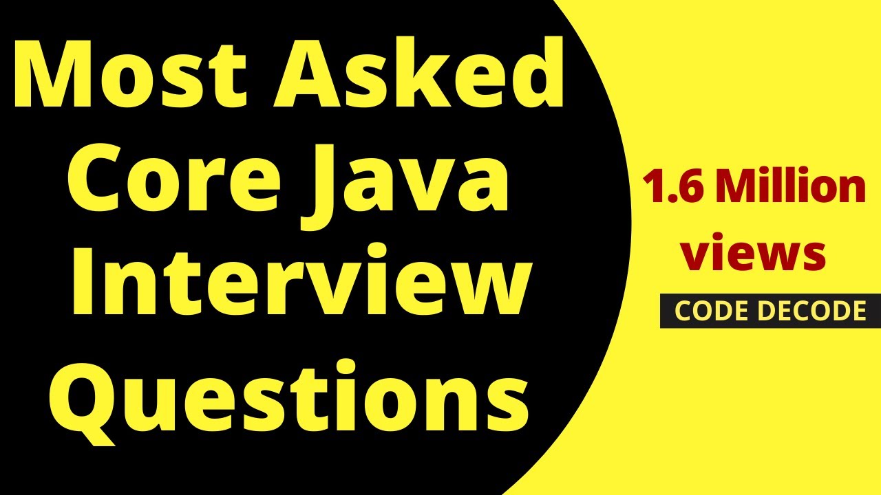 Top Core Java Interview Questions & Answers ๐