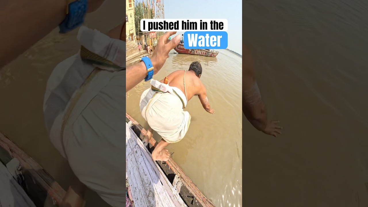 Hilarious Varanasi Ghat Moments 😂 | Must-Watch Funny Shorts