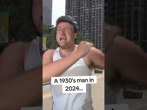 A 1930's man in 2024... #shorts #comedy #funny #1930s #2024