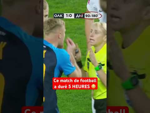 Ce match a duré 5 HEURES 😳 #football