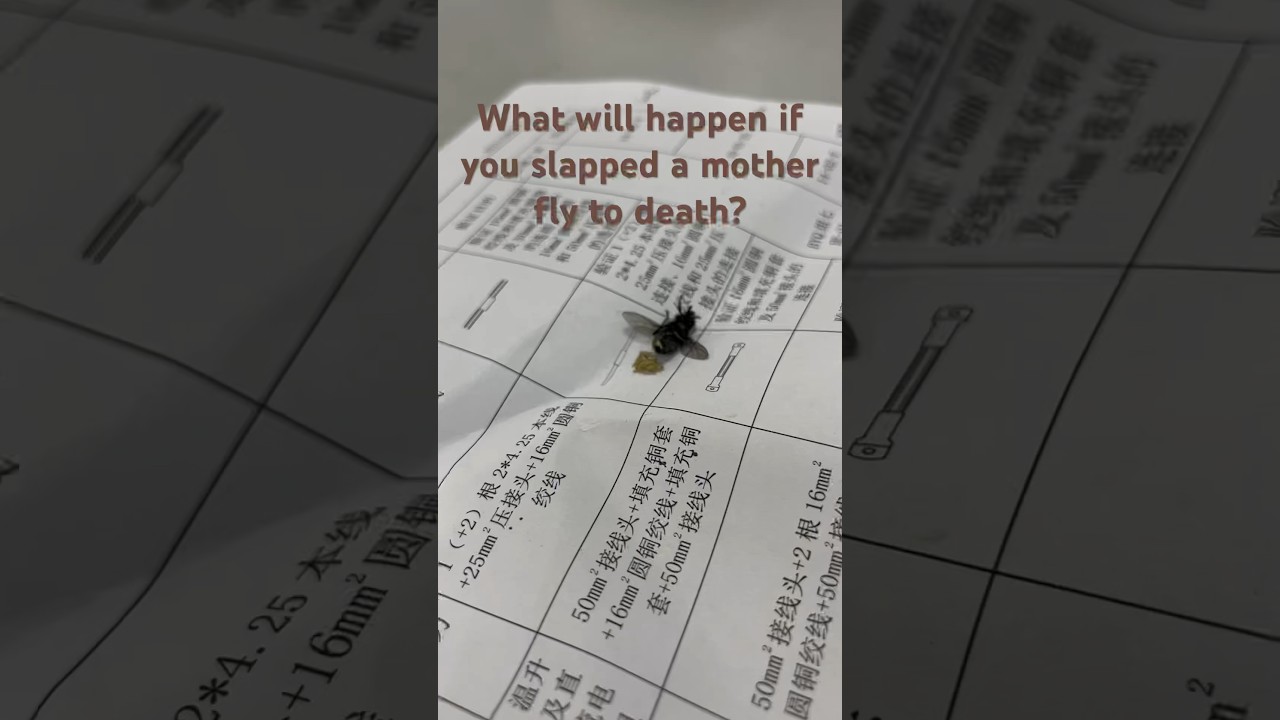 What Happens When You Kill a Mother Fly? 🪰